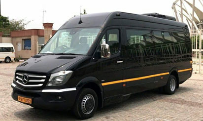 mercedes sprinter imported van on rent in delhi