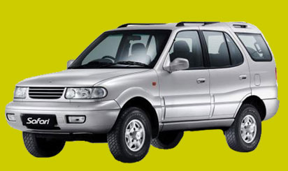 tata safari brand new model car hire rentals in delhi india