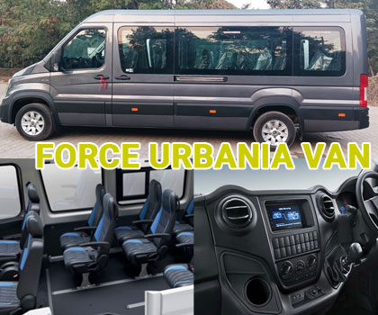 force urbania luxury mini van on rent in delhi